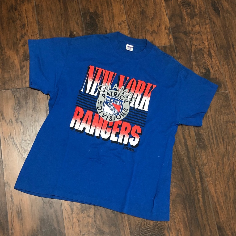 New York Rangers NHL Hockey Vintage 1992 Eastern Conference Championship T-Shirt
